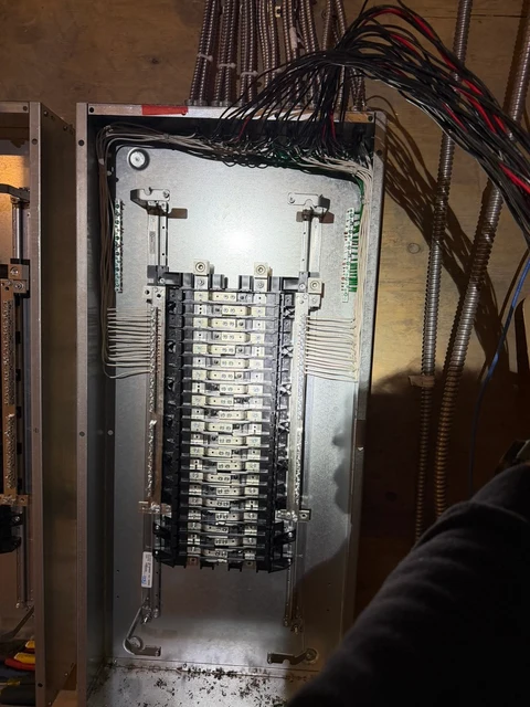 Guardian panel wiring in progress