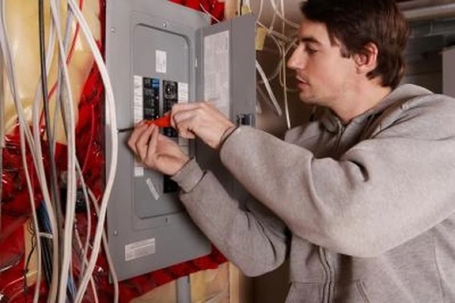 Electrical testing at a panel